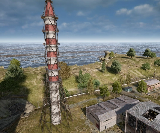 Guess the location on the PUBG Erangel map