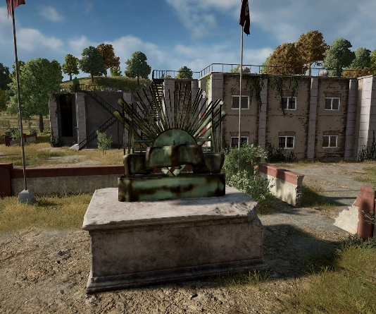 Guess the location on the PUBG Erangel map