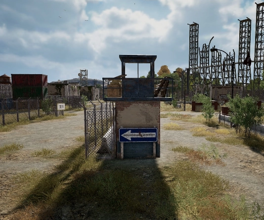 Guess the location on the PUBG Erangel map