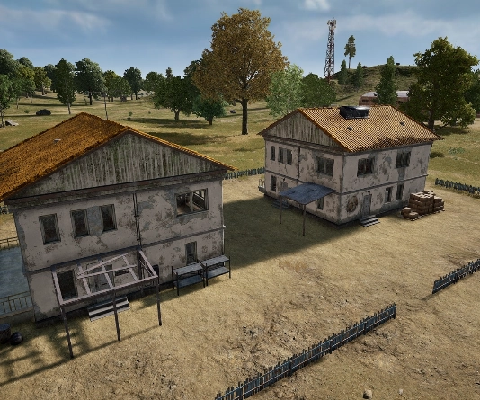 Guess the location on the PUBG Erangel map