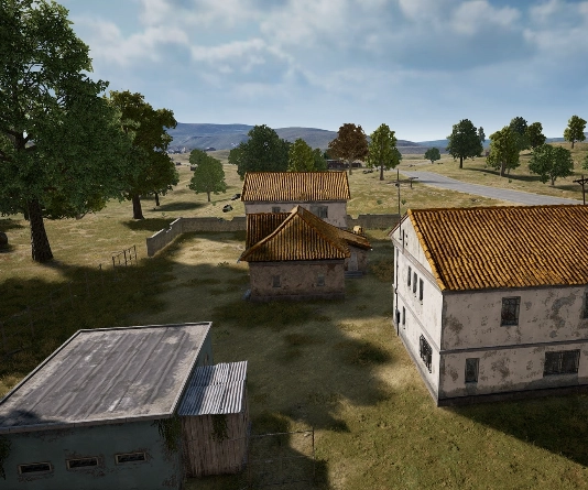 Guess the location on the PUBG Erangel map