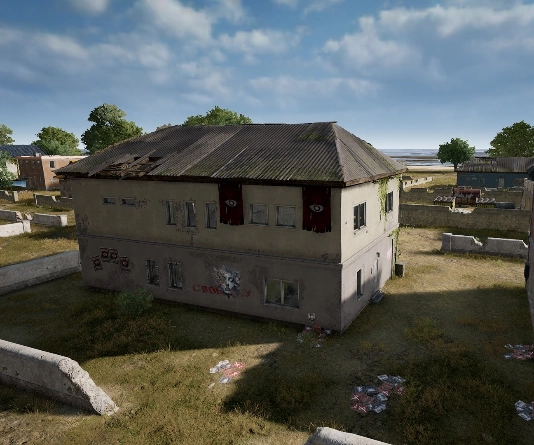 Guess the location on the PUBG Erangel map