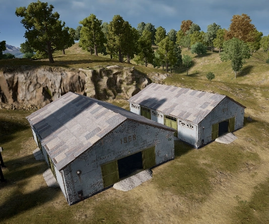 Guess the location on the PUBG Erangel map