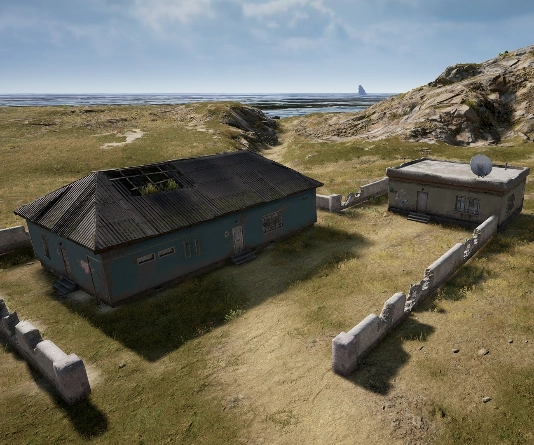 Guess the location on the PUBG Erangel map