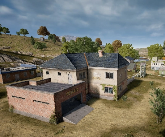 Guess the location on the PUBG Erangel map