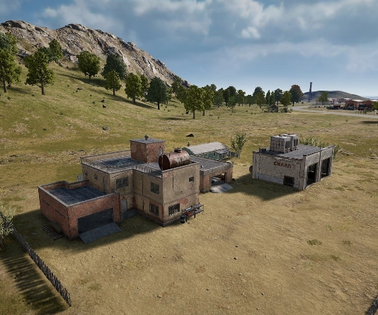 Guess the location on the PUBG Erangel map