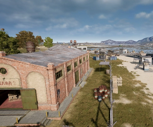 Guess the location on the PUBG Erangel map