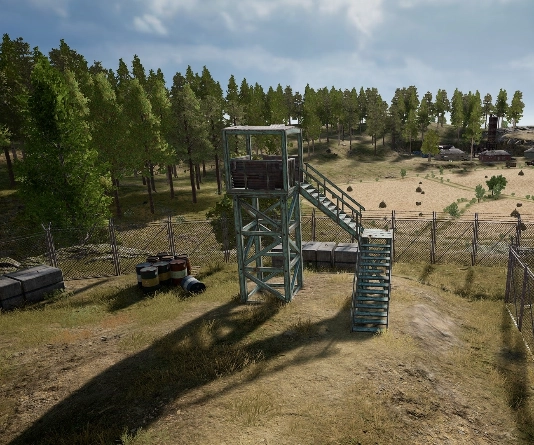 Guess the location on the PUBG Erangel map