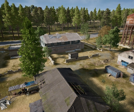 Guess the location on the PUBG Erangel map