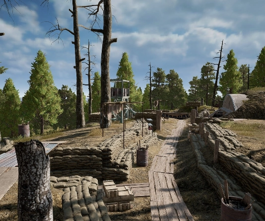 Guess the location on the PUBG Erangel map