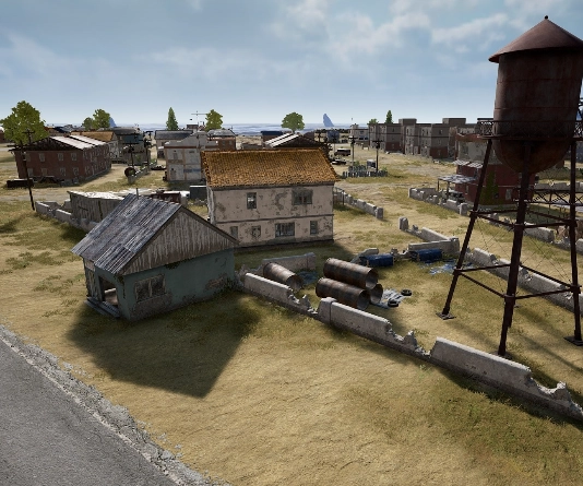 Guess the location on the PUBG Erangel map