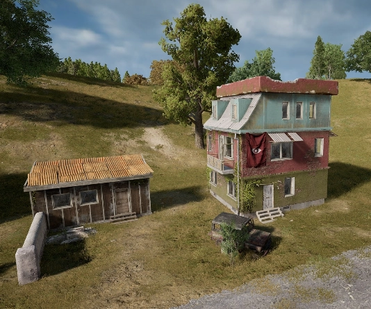 Guess the location on the PUBG Erangel map