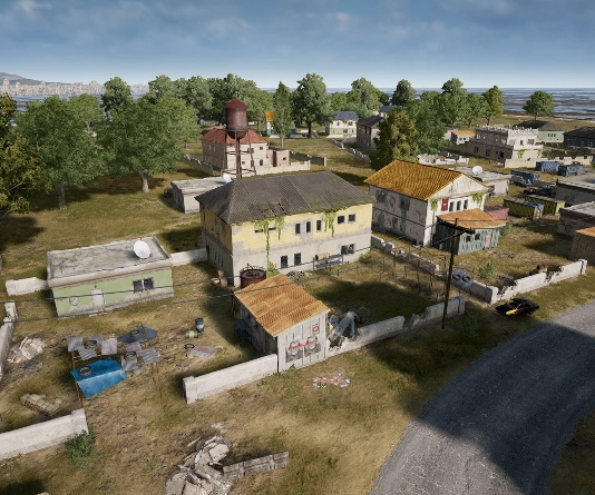 Guess the location on the PUBG Erangel map