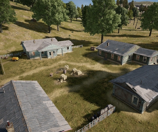 Guess the location on the PUBG Erangel map