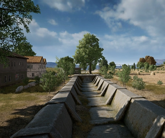 Guess the location on the PUBG Erangel map