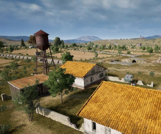 Guess the location on the PUBG Erangel map