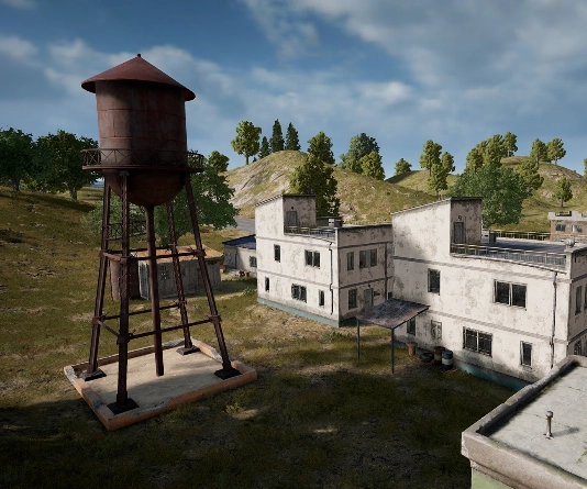 Guess the location on the PUBG Erangel map