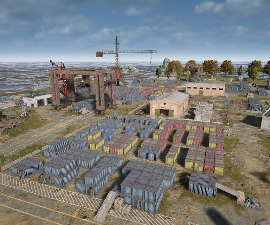 Guess the location on the PUBG Erangel map