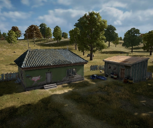 Guess the location on the PUBG Erangel map