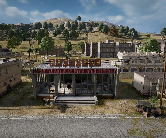 Guess the location on the PUBG Erangel map