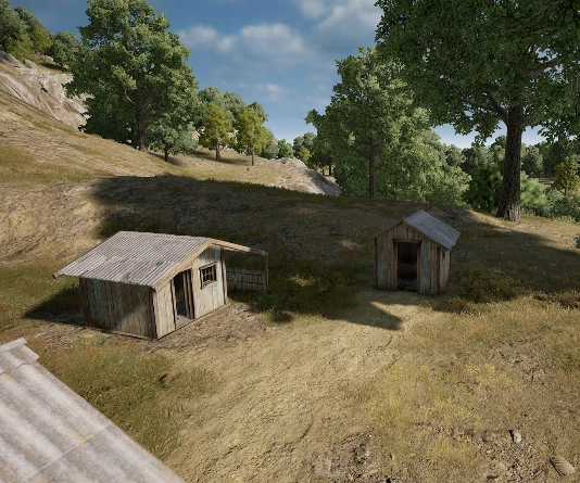 Guess the location on the PUBG Erangel map