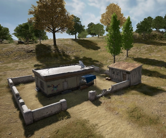 Guess the location on the PUBG Erangel map