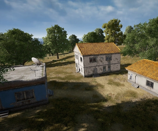 Guess the location on the PUBG Erangel map