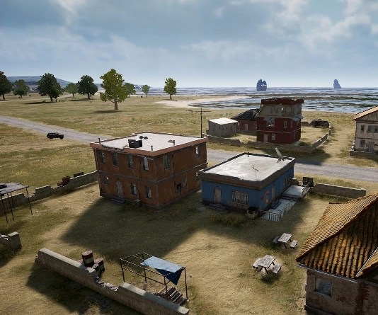 Guess the location on the PUBG Erangel map