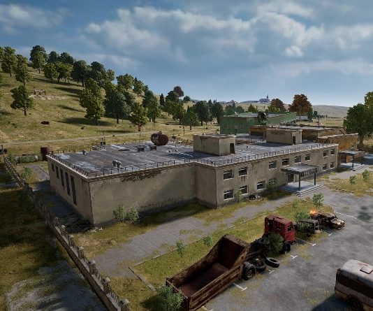 Guess the location on the PUBG Erangel map