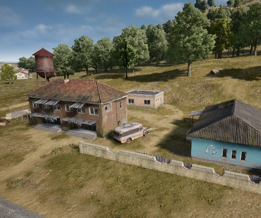 Guess the location on the PUBG Erangel map