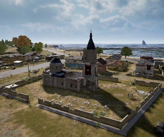 Guess the location on the PUBG Erangel map