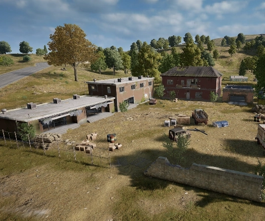 Guess the location on the PUBG Erangel map