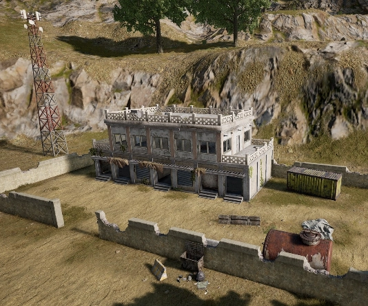 Guess the location on the PUBG Erangel map