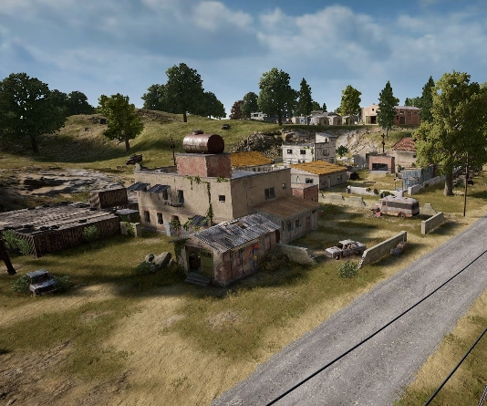 Guess the location on the PUBG Erangel map