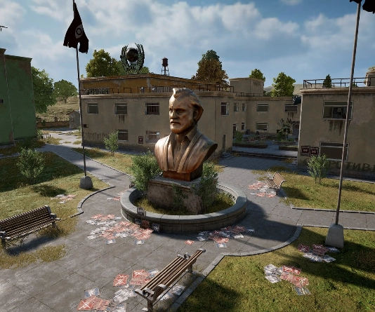 Guess the location on the PUBG Erangel map