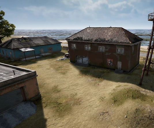 Guess the location on the PUBG Erangel map