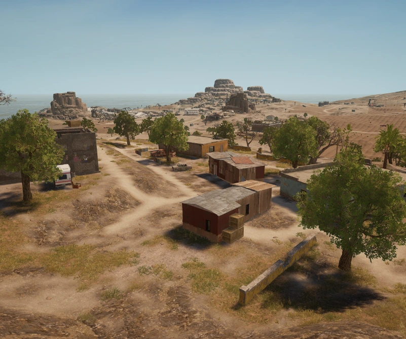Guess the location on the PUBG Miramar map