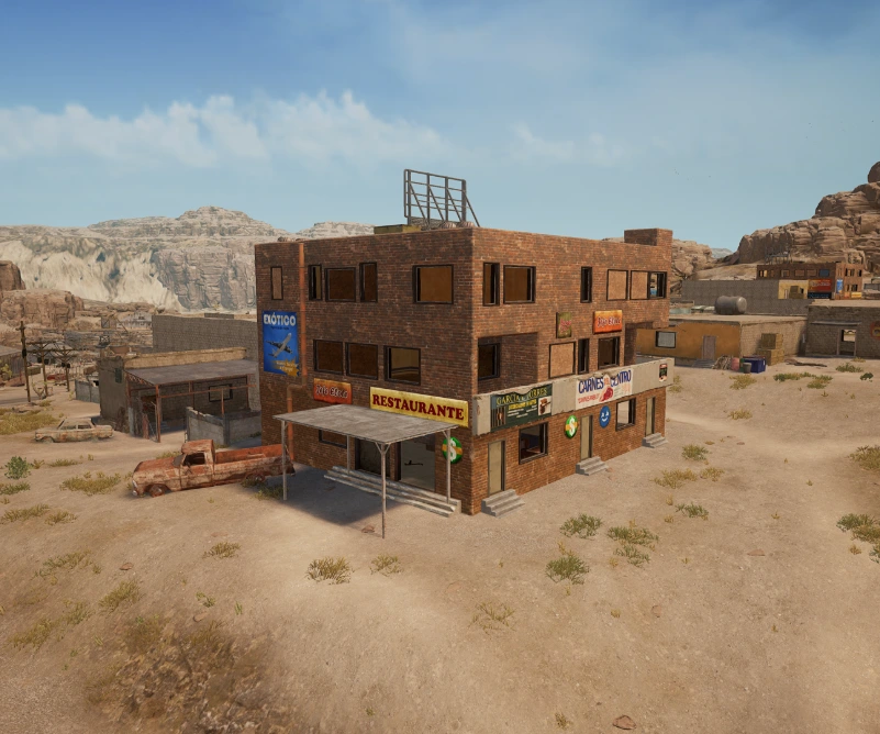 Guess the location on the PUBG Miramar map