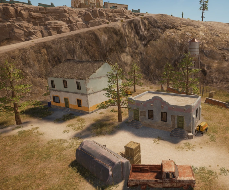 Guess the location on the PUBG Miramar map