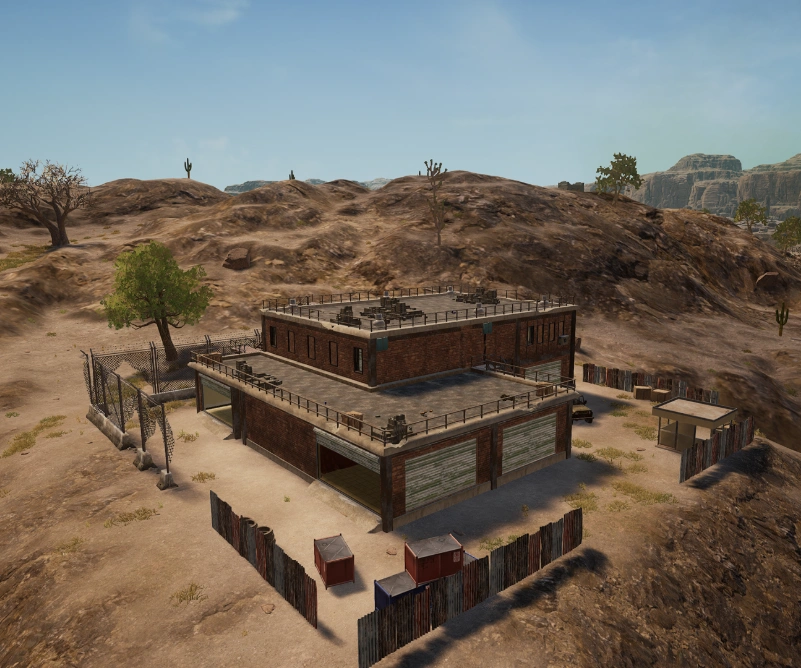 Guess the location on the PUBG Miramar map