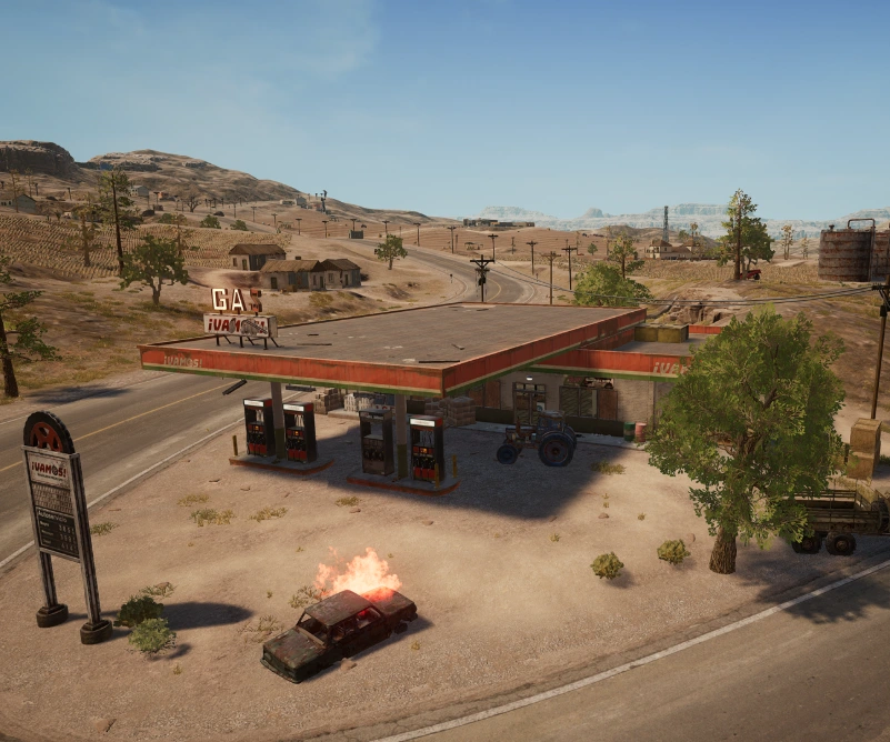 Guess the location on the PUBG Miramar map