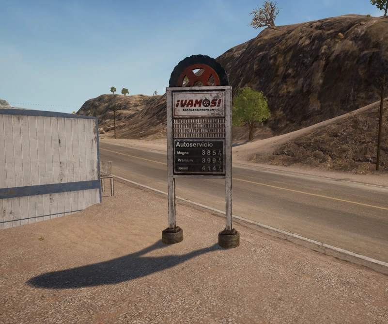 Guess the location on the PUBG Miramar map