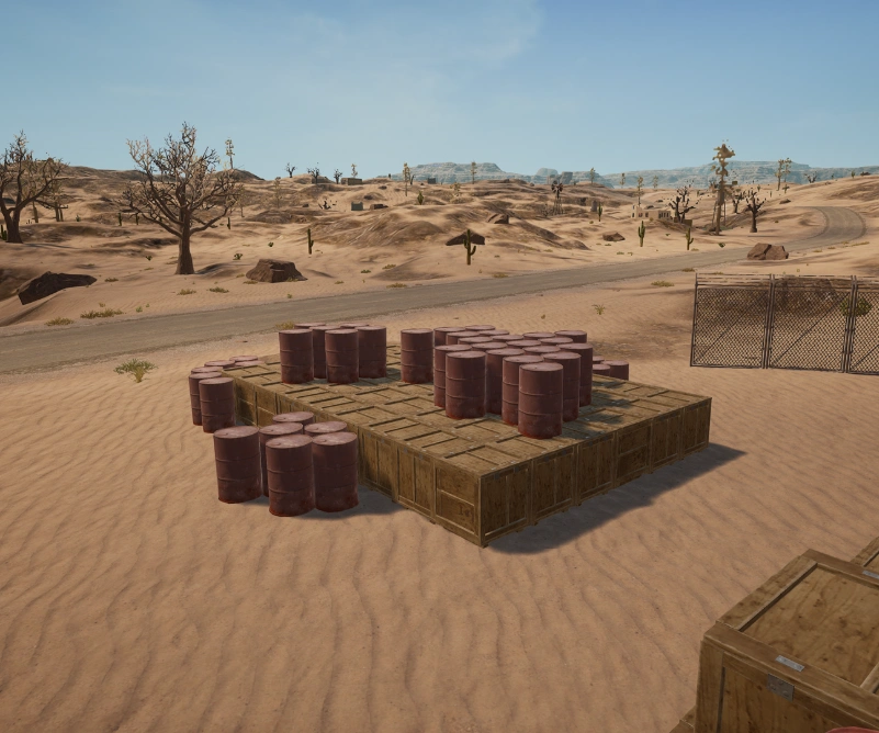 Guess the location on the PUBG Miramar map