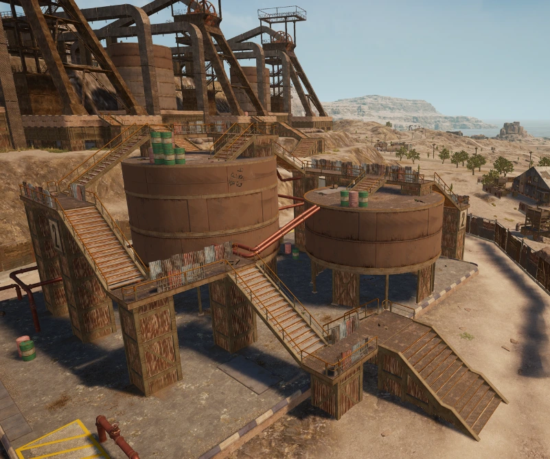 Guess the location on the PUBG Miramar map