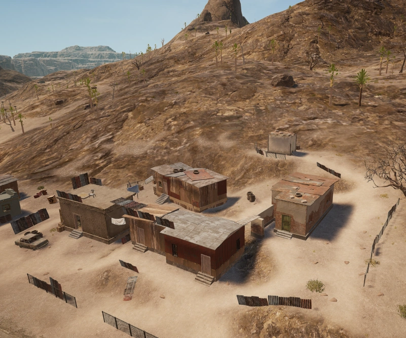 Guess the location on the PUBG Miramar map