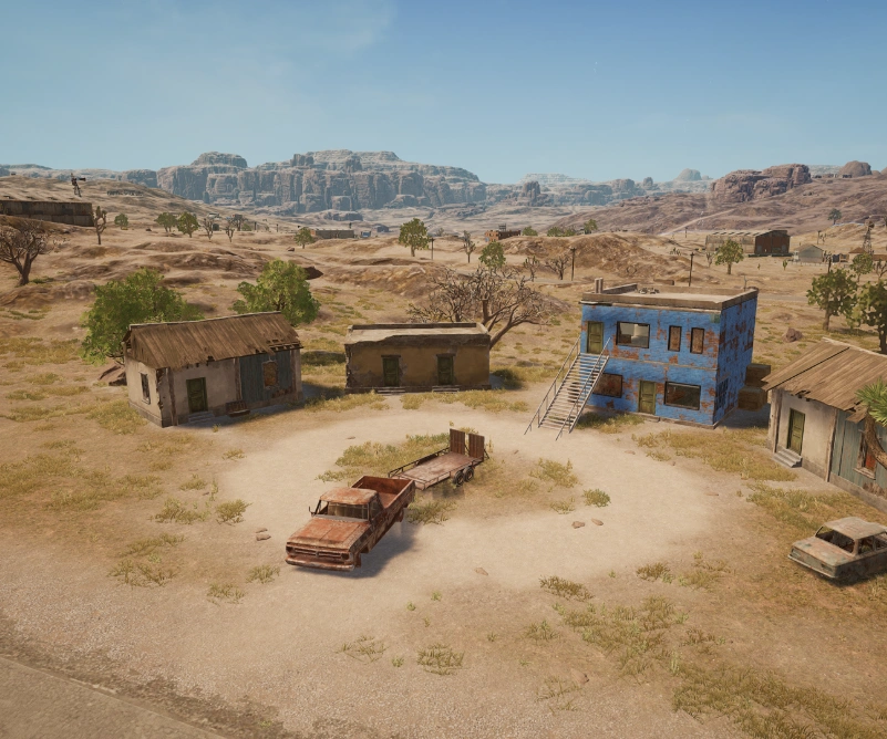 Guess the location on the PUBG Miramar map