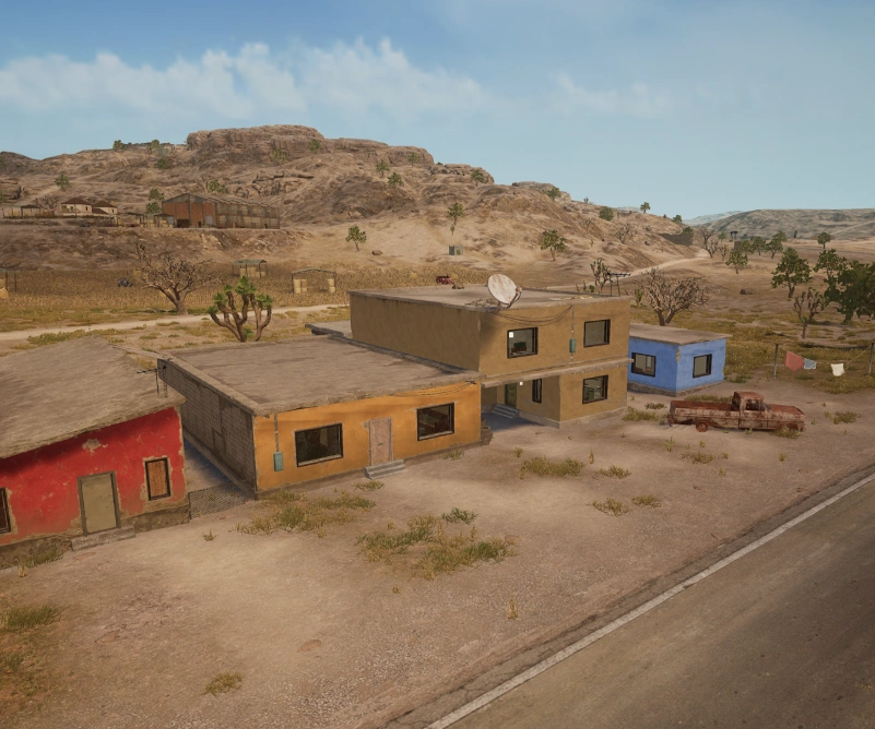 Guess the location on the PUBG Miramar map