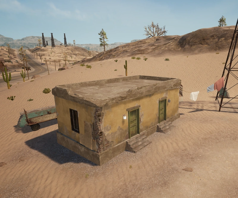 Guess the location on the PUBG Miramar map