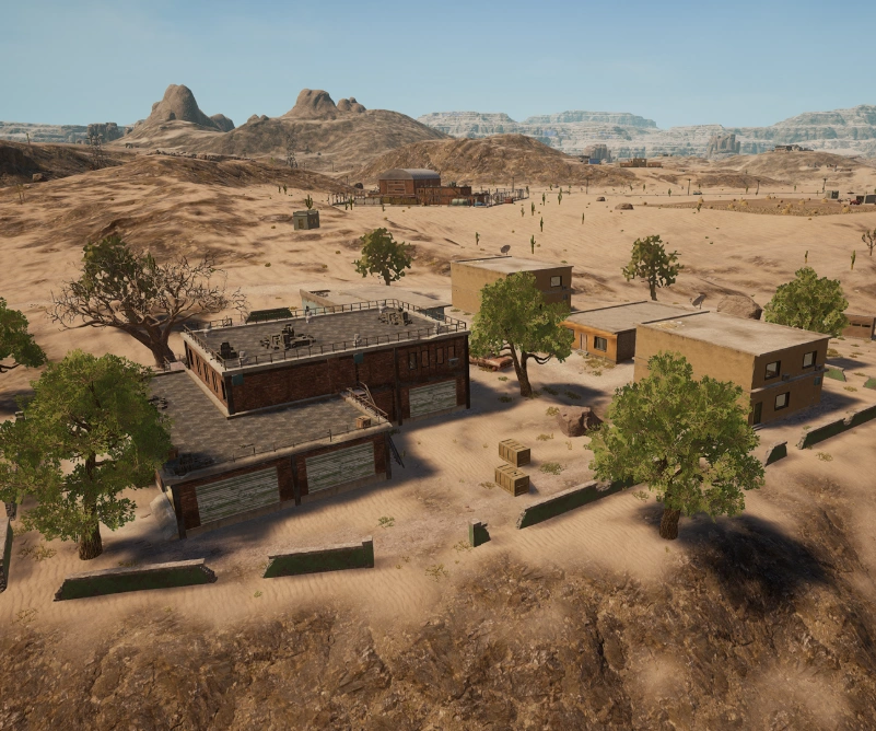 Guess the location on the PUBG Miramar map