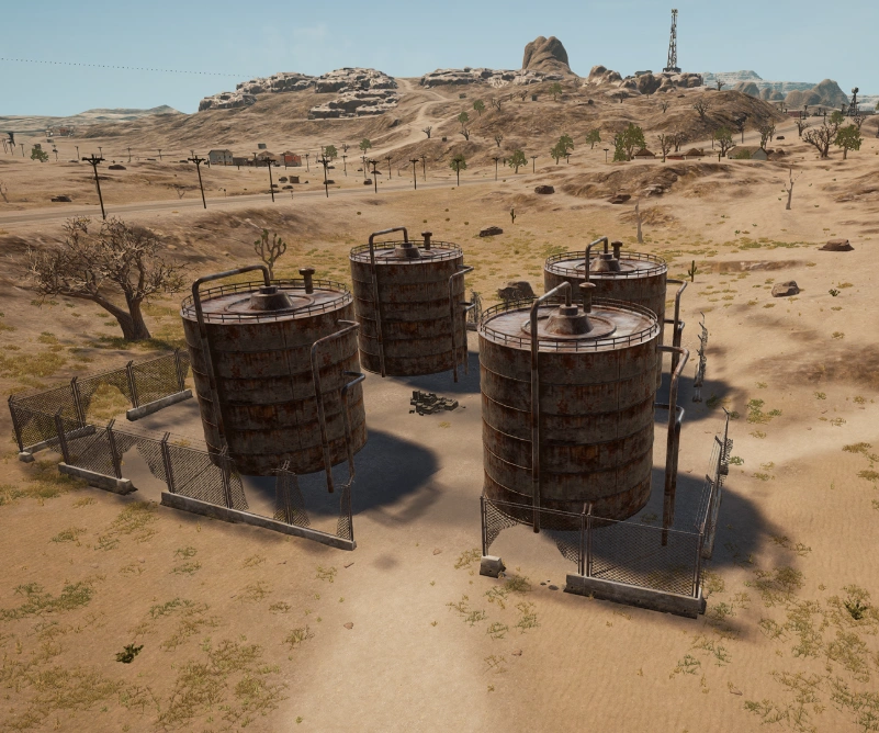 Guess the location on the PUBG Miramar map